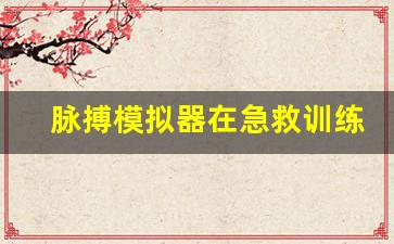 脉搏模拟器在急救训练中的重要性与作用